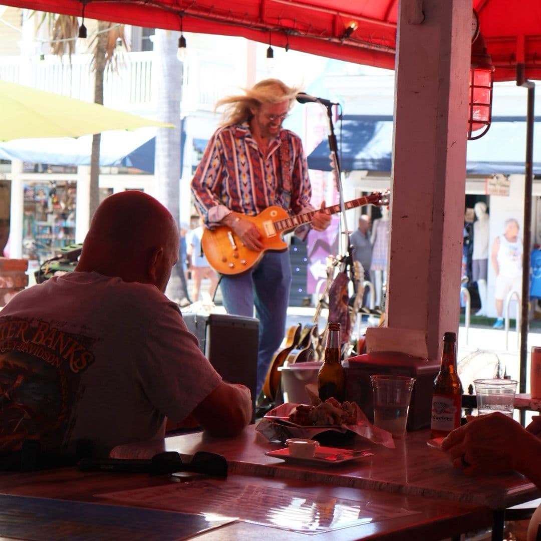 Live music on the patio